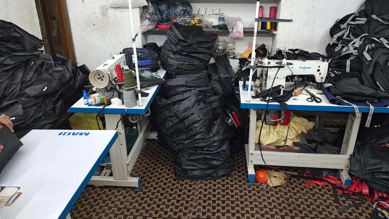 On the production floor made by ABM Bags