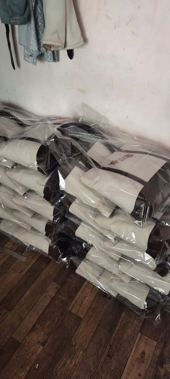 Tote bags packed for dispatch made by ABM Bags
