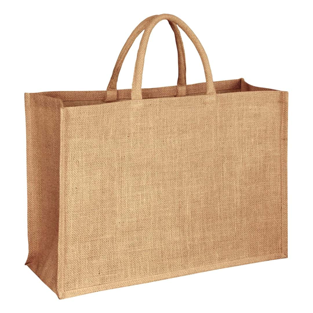 Jute shopping bags made by ABM Bags